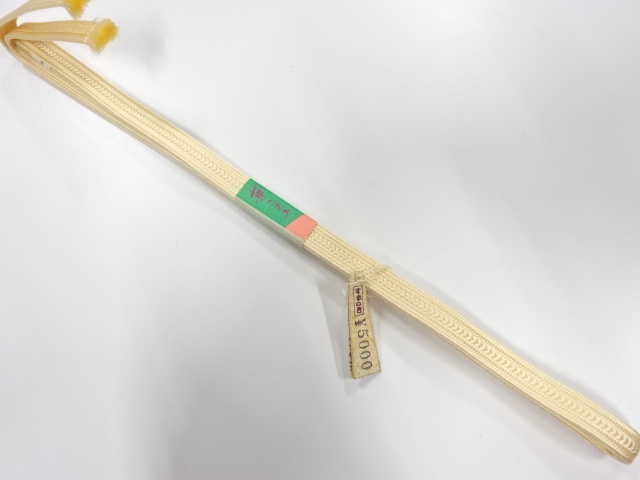 未使用品　正絹　帯留め用　手組三分紐